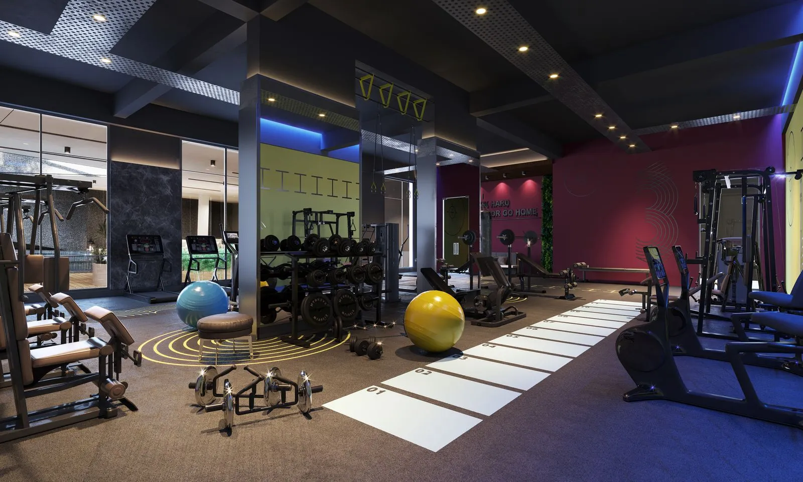 Demo image — wellness and fitness setting